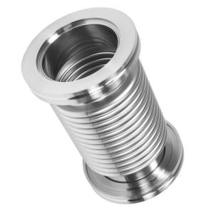 Bellows Hose KF Flange Flexible Vacuum Tube KF50-300mm/11.8 inch Stainless Steel 304